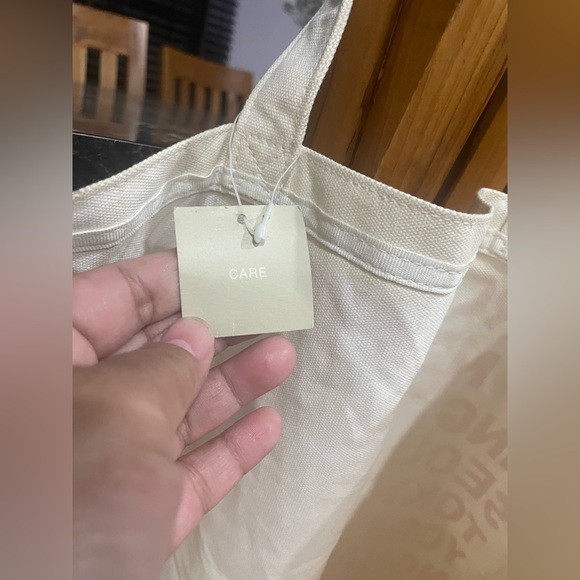 Uniqlo canvas tote. Ag. New with tag. - Picture 3 of 5